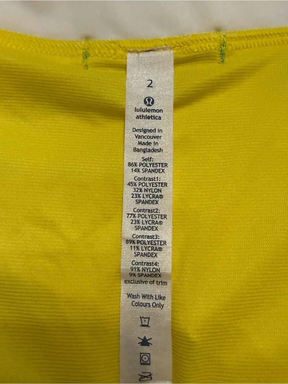 Lululemon Run: Racer ShortSizzle / Twin Stripe Sizzle / White Size 2